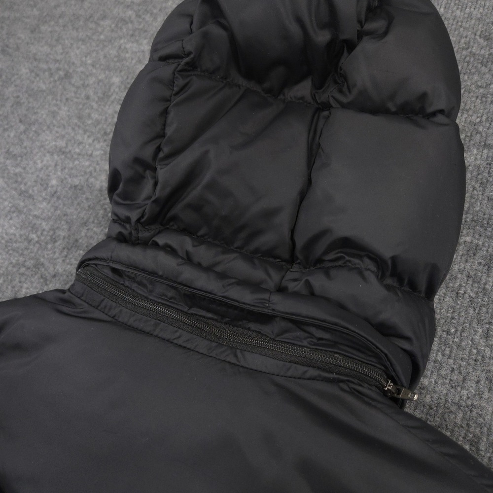 Mountain Hardwear Jacket Womens XS Black Down Puffer Removable Hood Full Zip - Picture 7 of 12